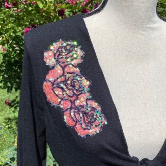 Tie-Front Sweater - Picture 3 of 5